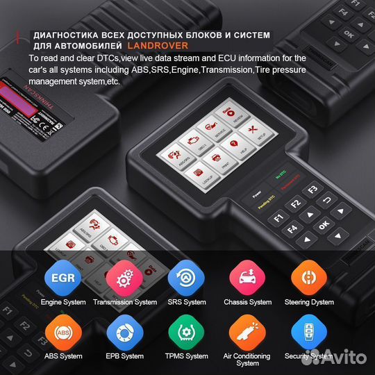 Автосканер для LandRover - Thinkscan S PRO