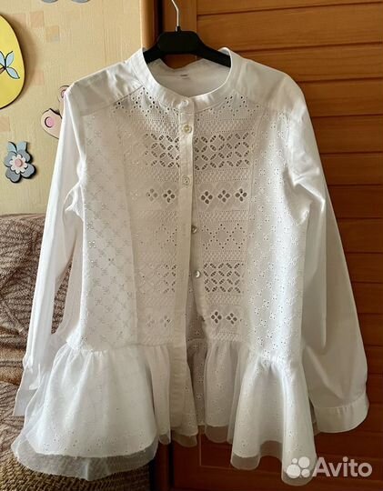 Блузка рубашка школьная