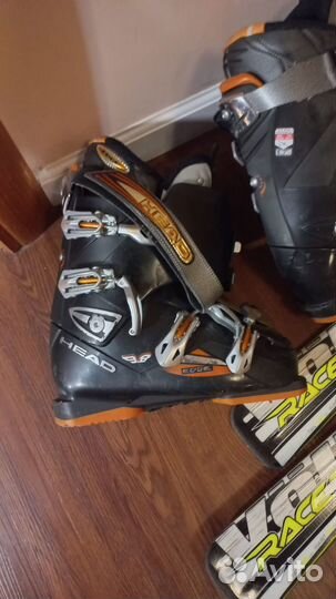 Горные лыжи volki ботинки head 43 размер