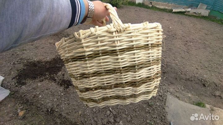 Корзина плетеная для грибов