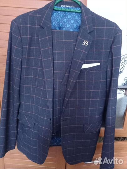 Мужской костюм тройка 50