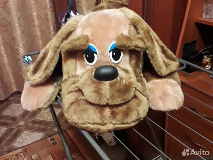 Большая мягкая игрушка собака