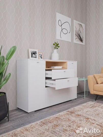 Комод «Ланс» К303 белый