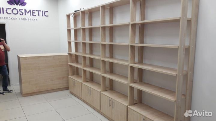 Торговый стеллаж из дсп