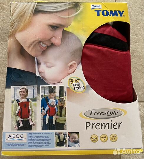 Рюкзак переноска для детей tomy freestyle classic