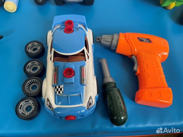 Развивающие конструкторы машинки с отверткой