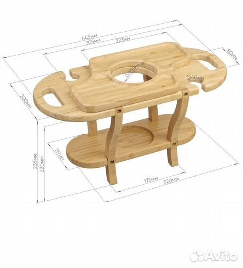 Стол- менажница для вина