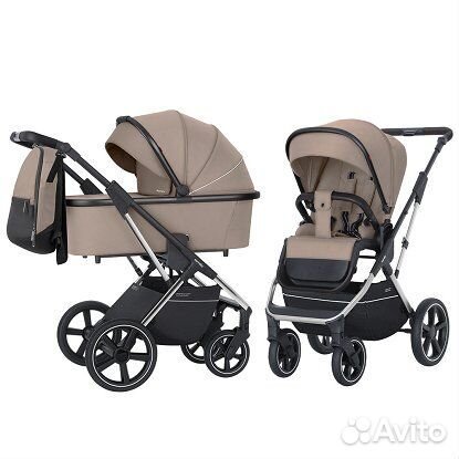 Коляска 2 в1 Carrello Aurora CRL-6505 2023 хром