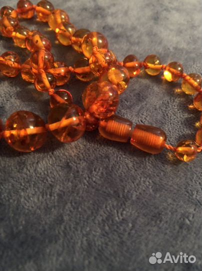 Бусы янтарные СССР
