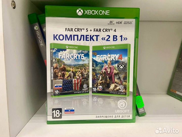 Уценен - Far Cry 5 + Far Cry 4 Комплект Xbox One