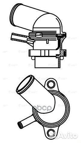 Термостат chevrolet lanos/lacetti 1.4/1.6 0.4