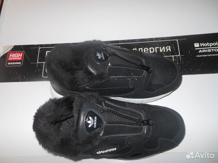 Кроссовки для девочки, утепленные, р.36