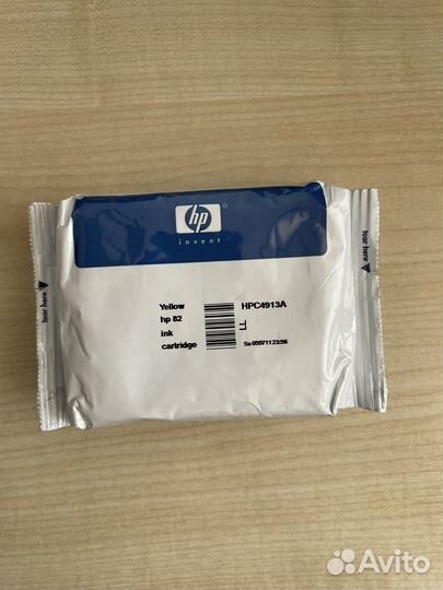 Картридж HP 82 желтый