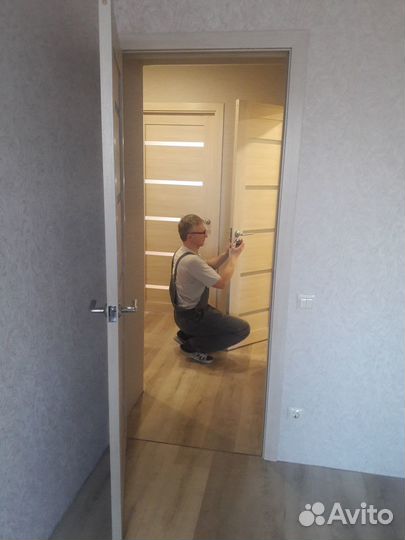 Установка межкомнатных дверей