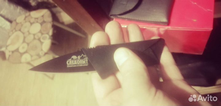 Новый нож визитка следопыт