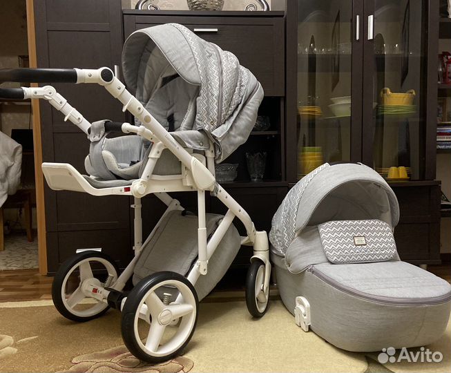 Коляска 2 в 1 adamex luciano