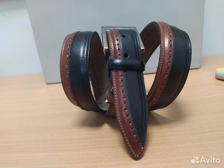 Мужской кожаный ремень. Новый