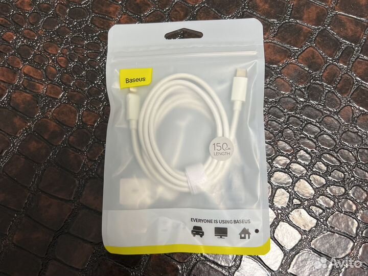 Супер Кабель iPhone USB-C PD скоростная зарядка