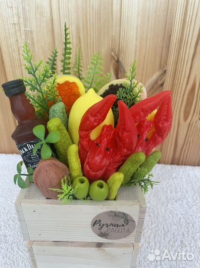 Мужской букет из мыла ручной работы