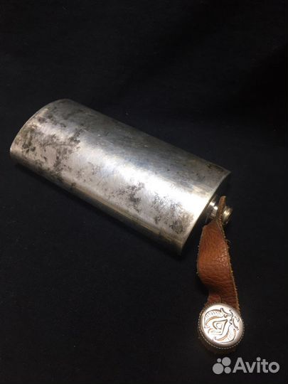 Фляжка с воронкой из серебра Greggio Италия