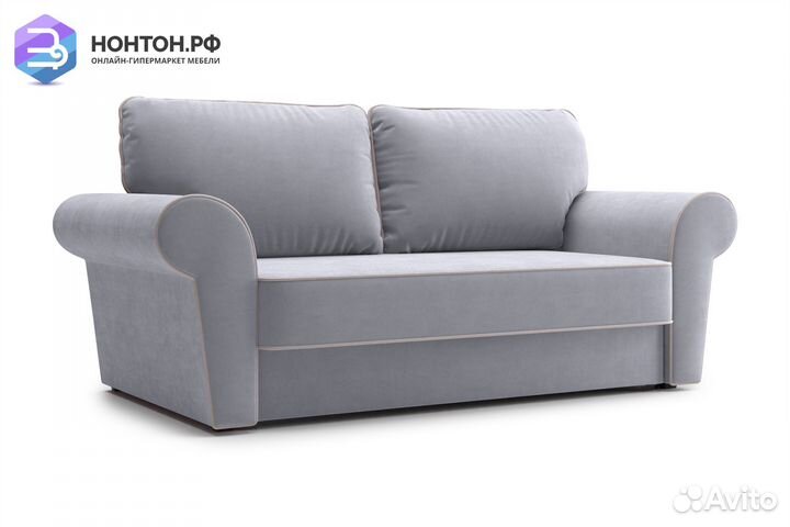 Диван еврокнижка Прованс серый