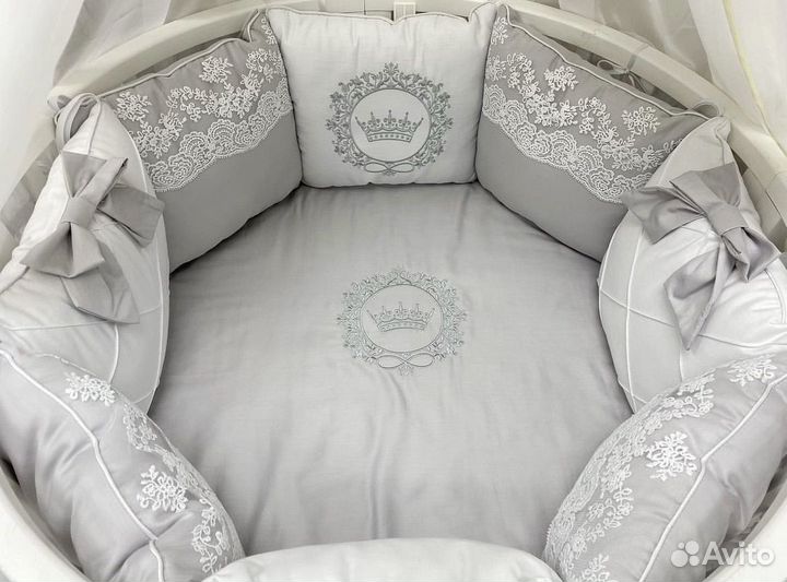 Овальная кроватка 8 в 1