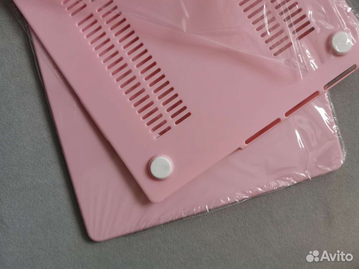Кейс для macbook pro 16 A2485, A2780 розовый