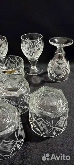 Хрустальные рюмки СССР