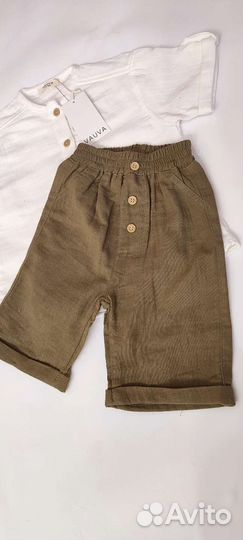 Костюм из муслина на мальчика 116 110 104 98