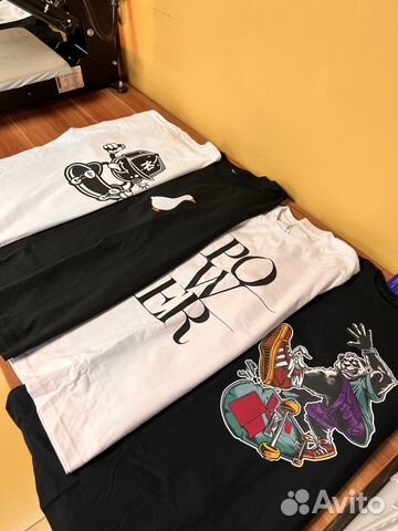 Печать на футболках, кепках. Нанесение принтов