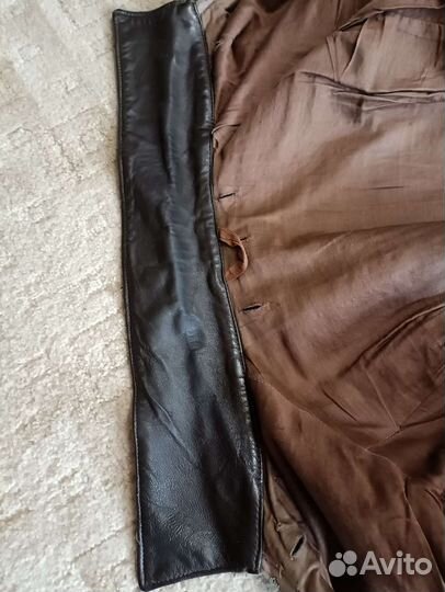 Куртка летная кожаная