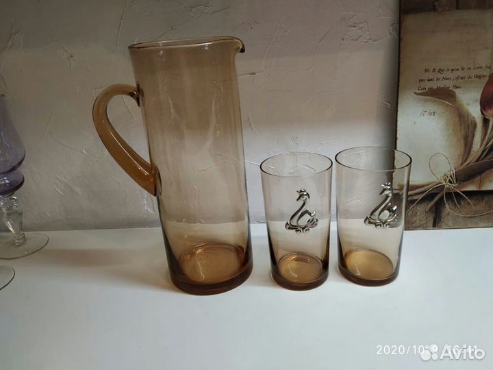 Вазы, бокалы, кувшины стекло СССР