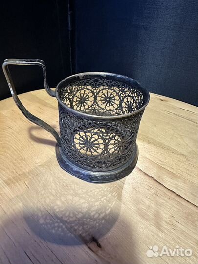 Подстаканники СССР и конфетница