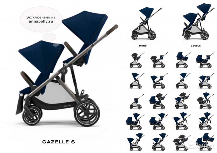 Коляска Cybex Gazelle S-супер новинка