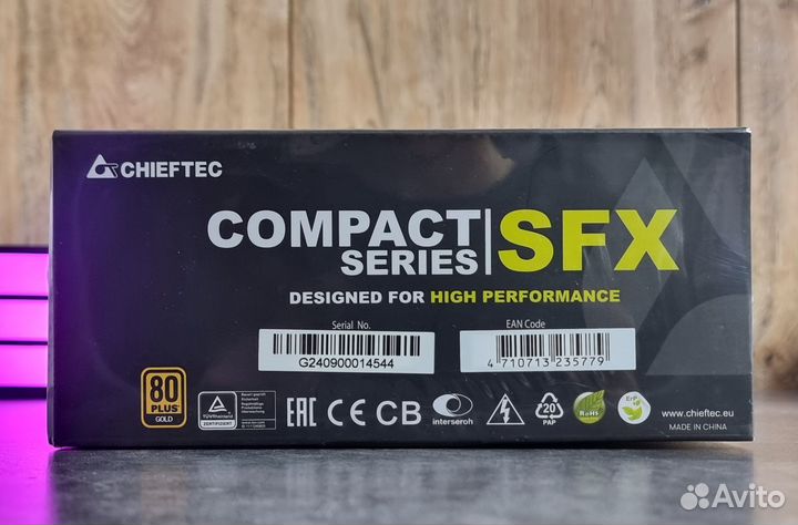 Блок питания 650w Chieftec CSN-650C SFX 80+ Gold