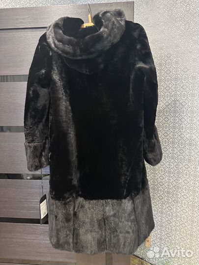 Шуба меховая денская из овчины и норки