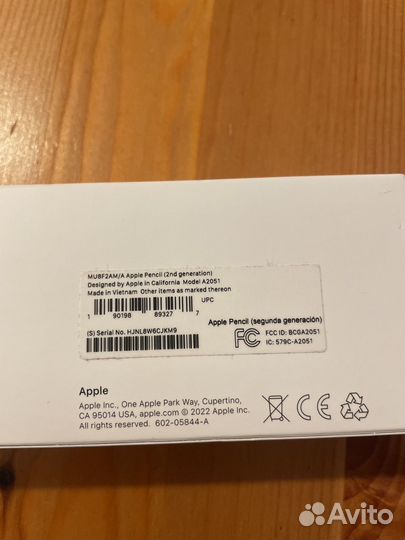 Стилус Apple Pencil (2nd Generation)