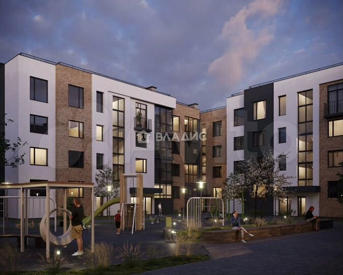 3-к. квартира, 83,9 м², 2/4 эт.