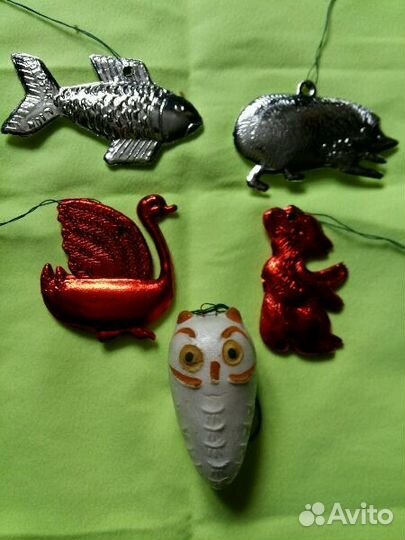 Елочные игрушки винтаж