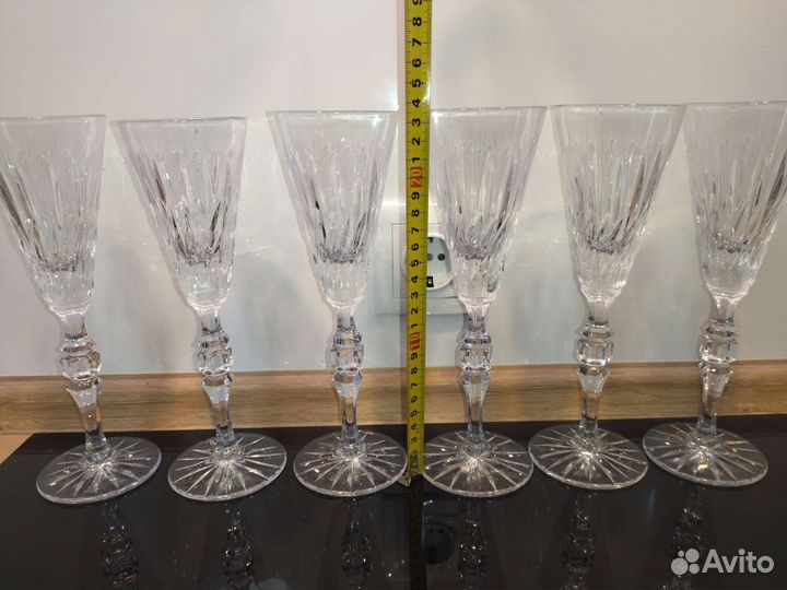 Фужеры хрустальные СССР высокие 24см
