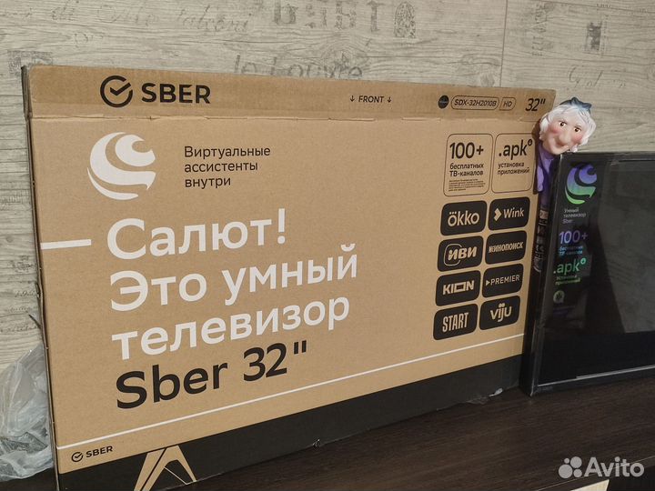 Телевизор Новый Smart TV Sber 32''43''50''