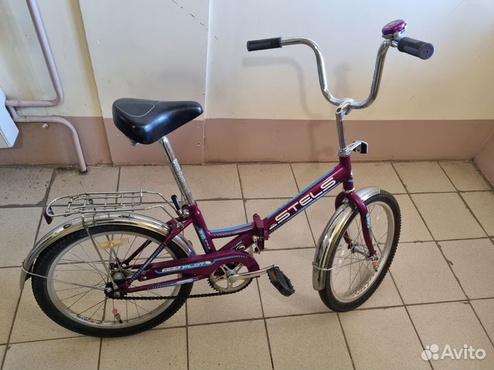 Велосипед Stels 310 фиолетовый складной