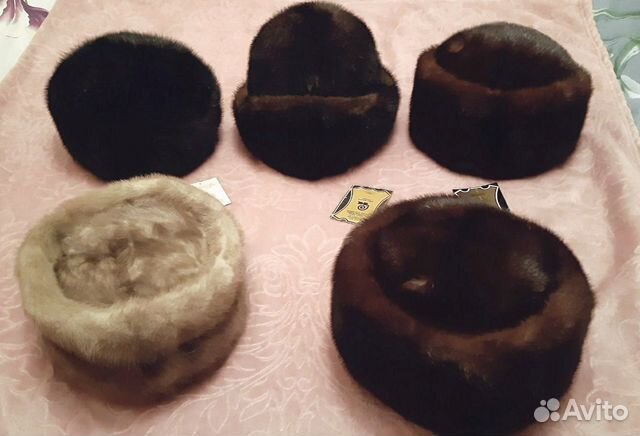 Шапка норковая женская