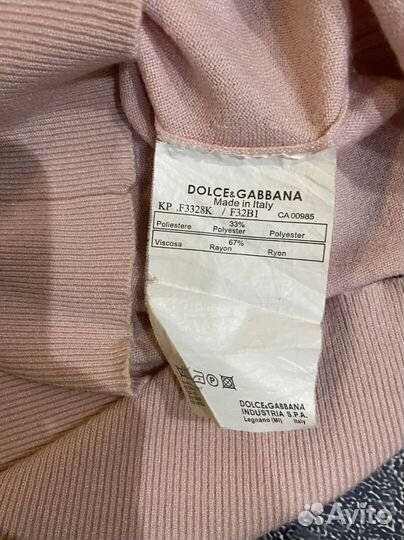 Джемпер женский V-вырез dolce& gabbana (оригинал)