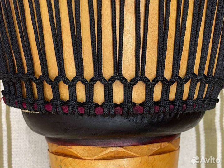 Настоящий басовый 13’ Джембе Кот-Д'Ивуар