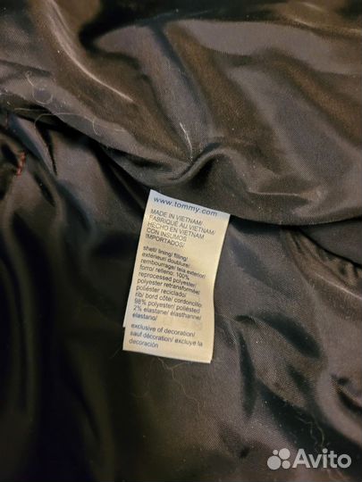 Пуховик мужской tommy hilfiger xl