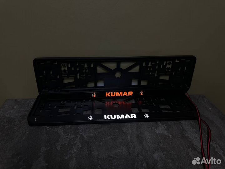 Рамка номерного знака led подсветка