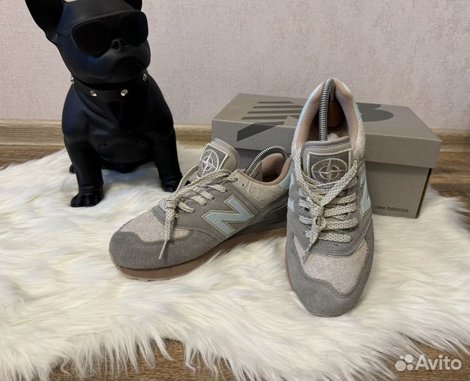 Р40 New Balance 574 x Stone Island кроссовки