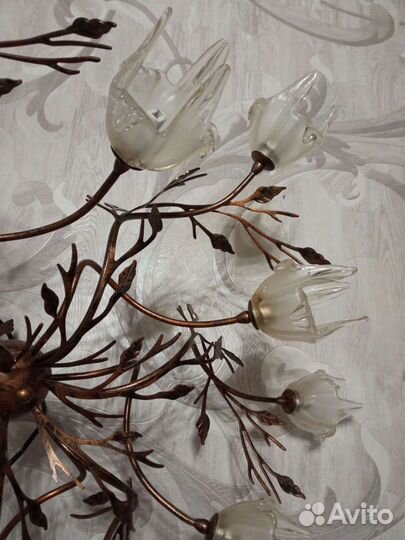 Люстра кованая