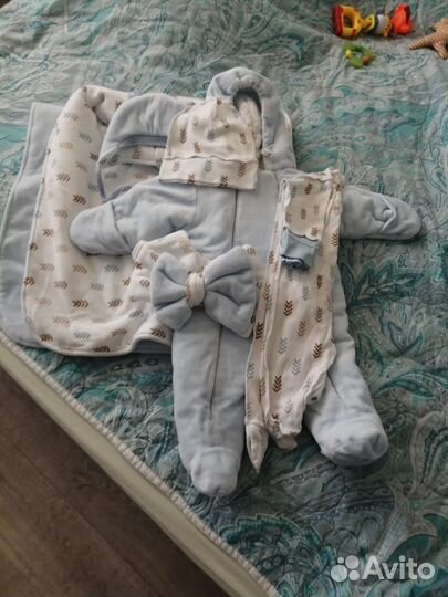 Конверт на выписку для мальчика весна осень